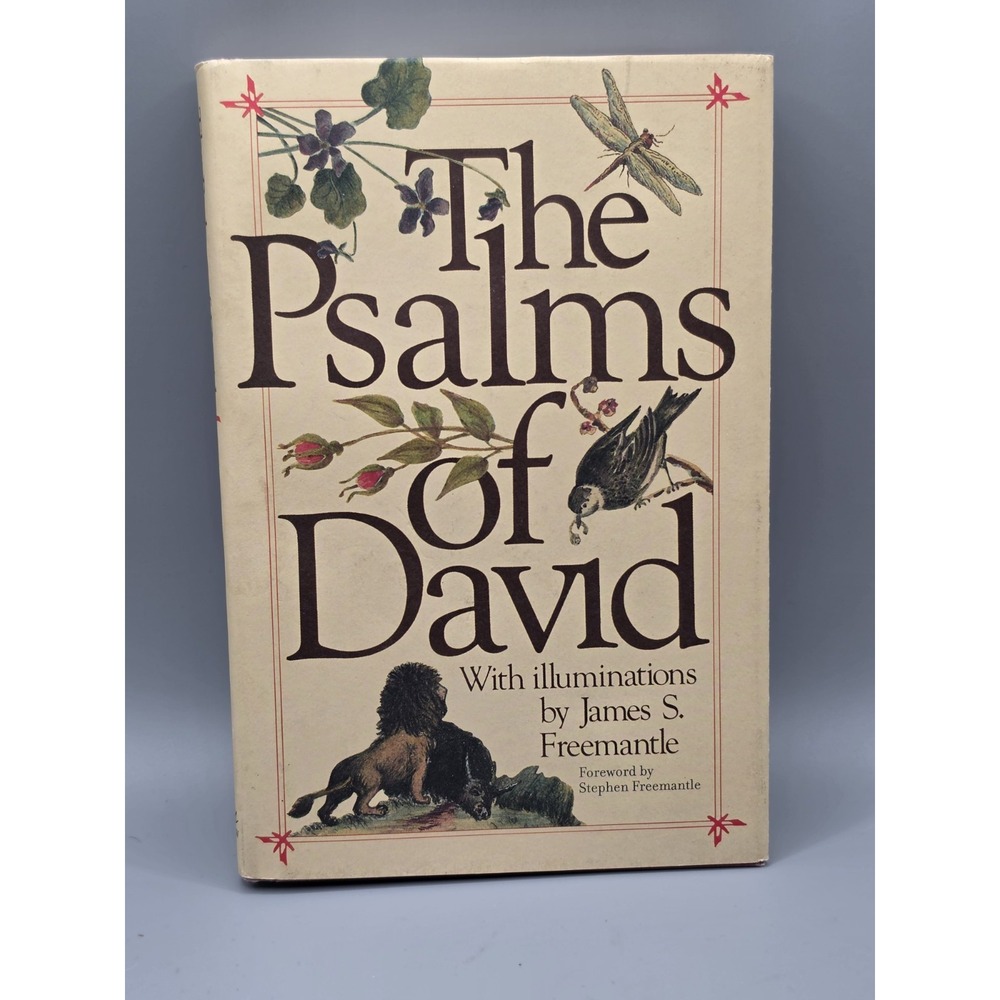 The Psalms of David James S. Freemantle Illuminated Hardcover Illustrated Book